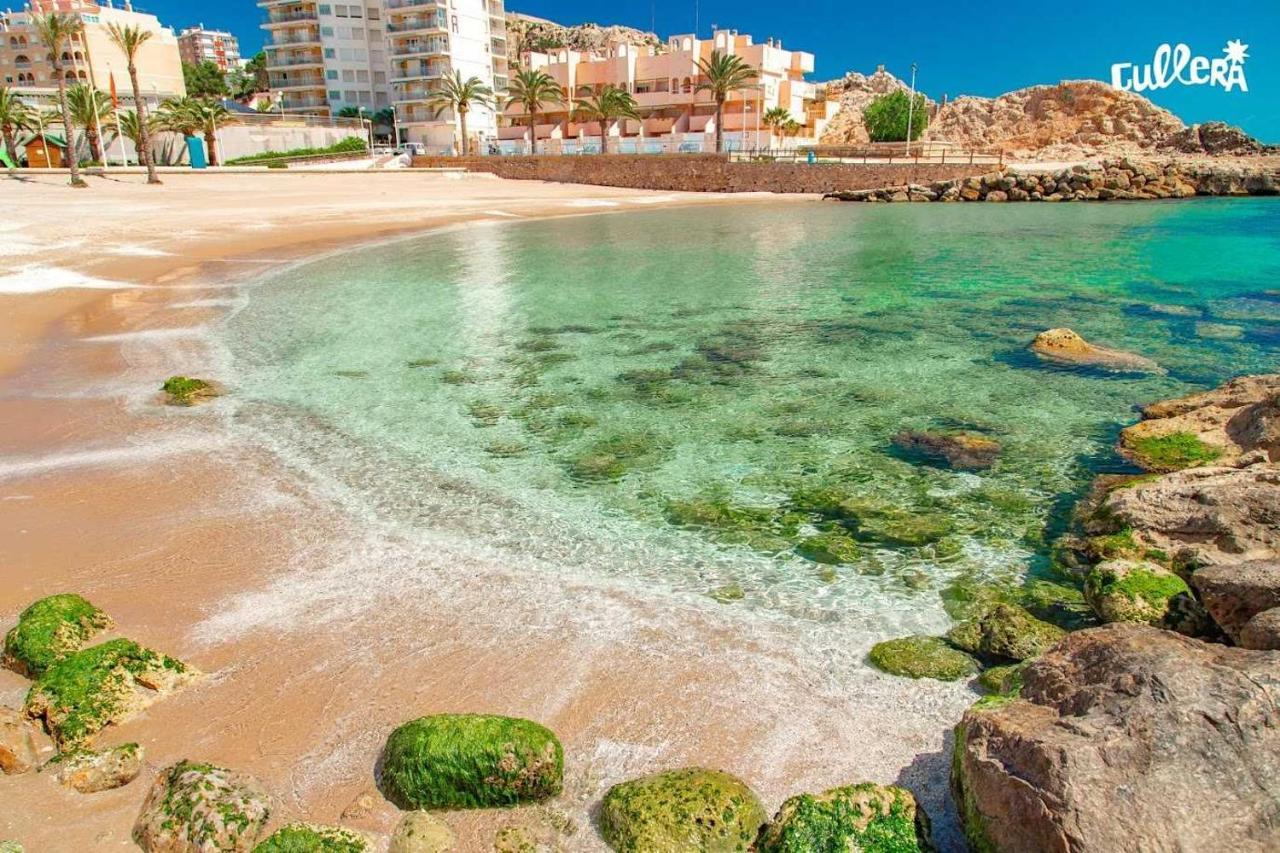 Fantastico Apartamento Faro De Cullera A Primera Linea Mar Abierto Playa De Los Olivos Exterior foto